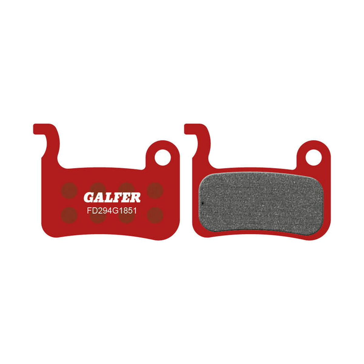 Pastilhas de travão semimetálicas GALFER ADVANCED Shimano A01S-M06 Saint / XTR / XT / SLX / LX — vista principal
