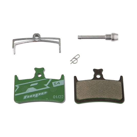 Pastilhas de travão orgânicas HOPE MONO M4/E4 2013/RX4+/RX4 SH Racing Green — vista principal
