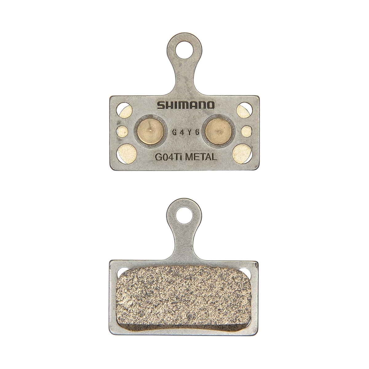 Pastilhas de travão metálicas SHIMANO G04TI — vista principal