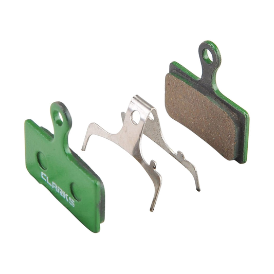 Pastilhas de travão orgânicas CLARKS Shimano G05S XTR M985 XT M785 SLX M666 DEORE M615 Alfine — vista principal