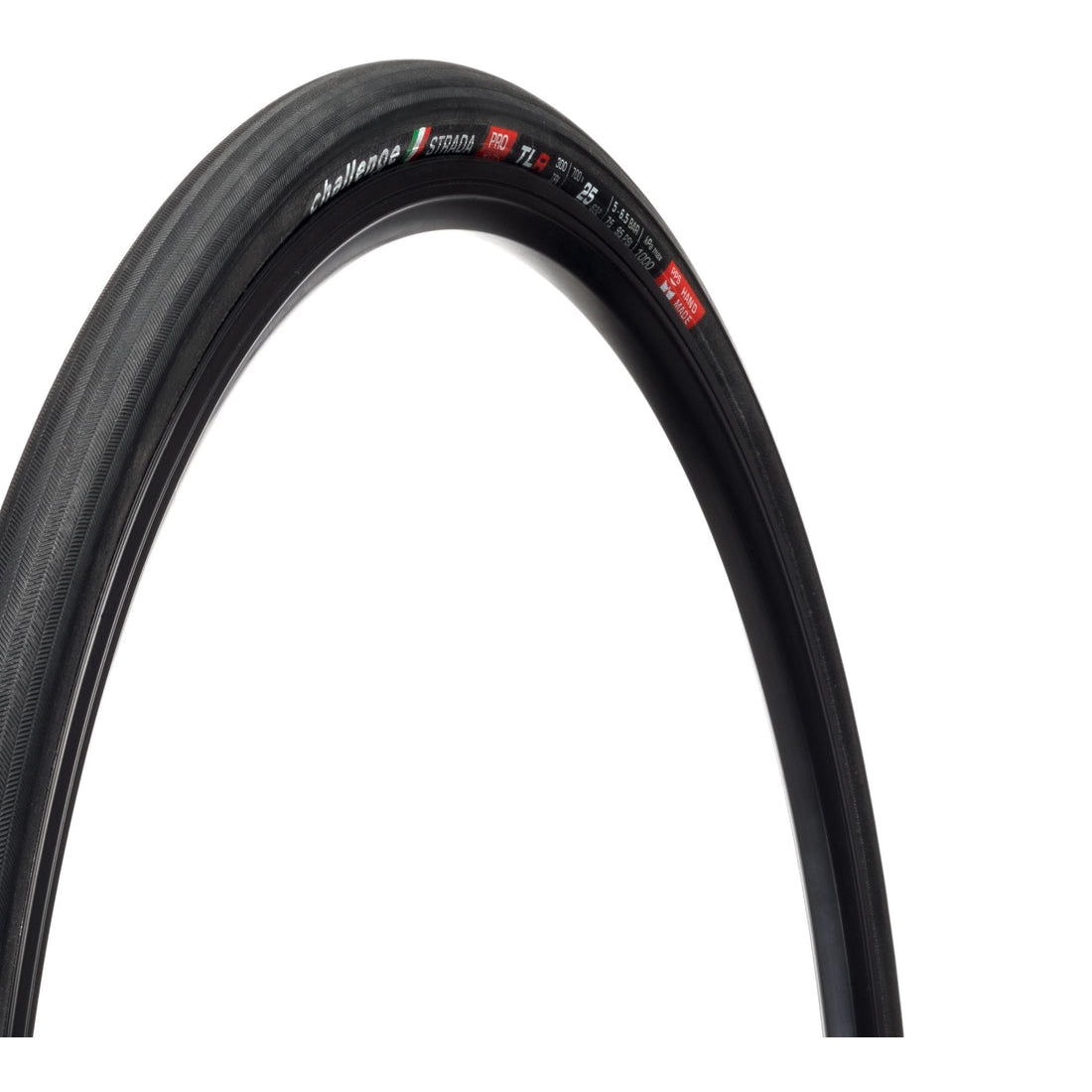 Pneu CHALLENGE OPEN STRADA 700x25c Tubeless Ready Preto