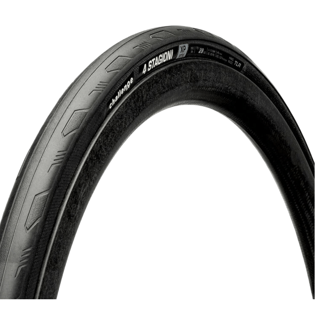 Pneu CHALLENGE 4 STAGIONI XP 700c Tubeless Ready preto