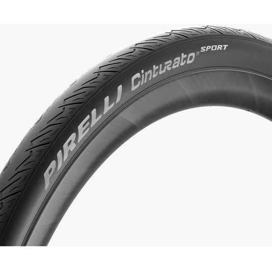Pneu PIRELLI CINTURATO SPORT 700c para câmara de ar preto