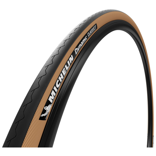 Pneu MICHELIN DYNAMIC CLASSIC da linha Access 700c para câmara de ar bege