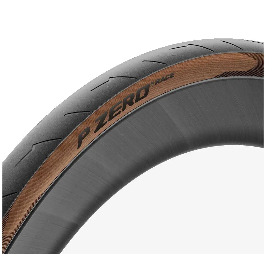 Pneu PIRELLI P ZERO RACE 700c para câmara de ar castanho