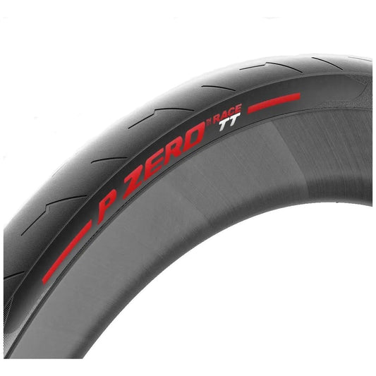 Pneu PIRELLI P ZERO Race TT 700c para câmara de ar vermelho