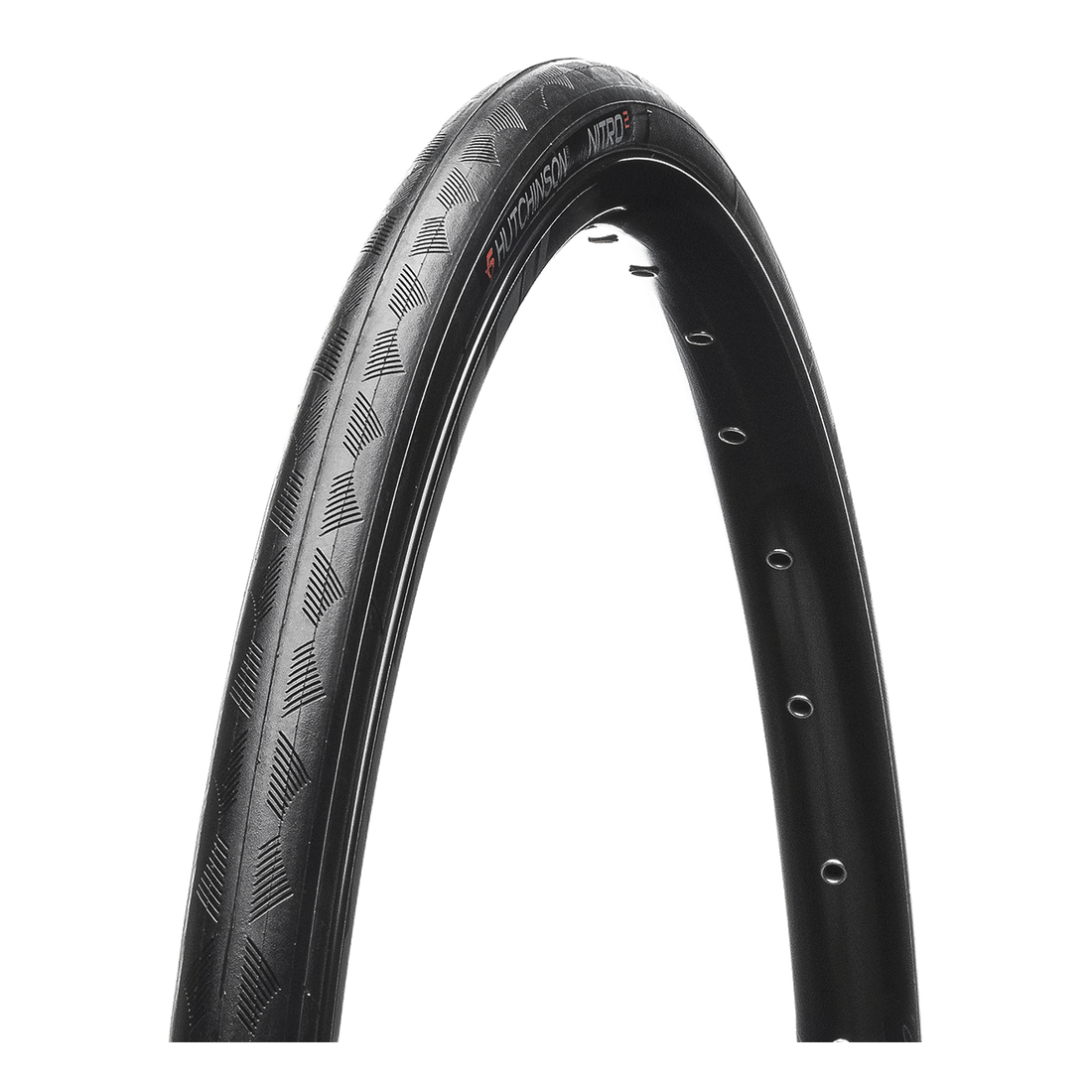Pneu HUTCHINSON NITRO 2 700c para câmara de ar preto