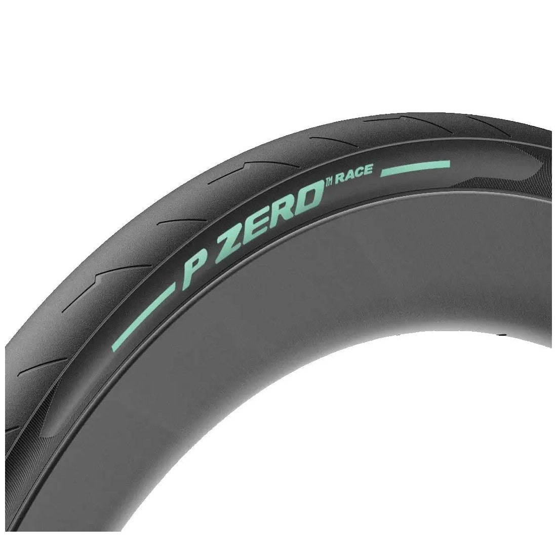 Pneu PIRELLI P ZERO RACE 700c para câmara de ar turquesa