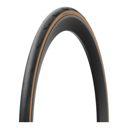 Pneu MICHELIN PRO 5 da linha de competição 700c Tubeless Ready Classic bege