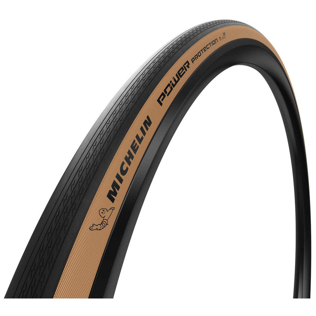 Pneu MICHELIN POWER PROTECTION Linha de Competição 700c Tubeless Ready bege