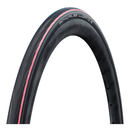 Pneu SCHWALBE LUGANO II 700c K-Guard TubeType vermelho