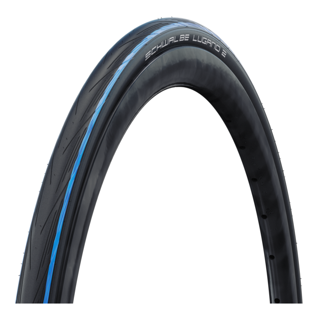 Pneu SCHWALBE LUGANO II 700c K-Guard para câmara de ar azul
