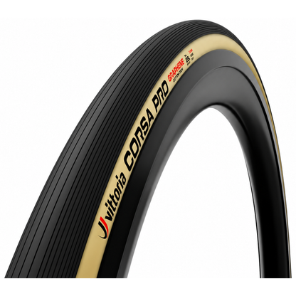 Pneu VITTORIA CORSA PRO WIDE Graphene G2.0 700c Tubeless Ready bege