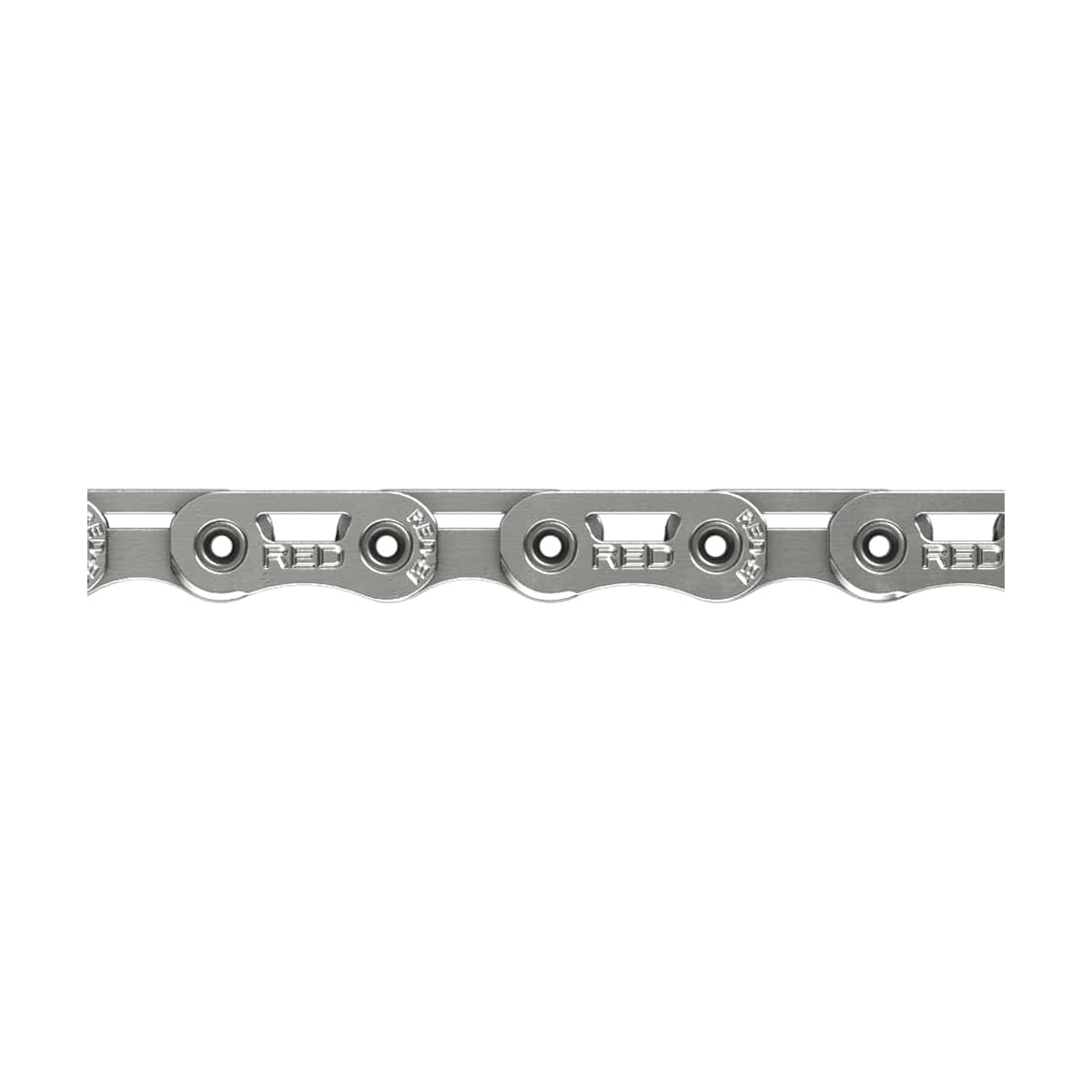 Corrente 12V/13V SRAM RED AXS E1 Flattop prateada — fotografia do produto sobre fundo branco