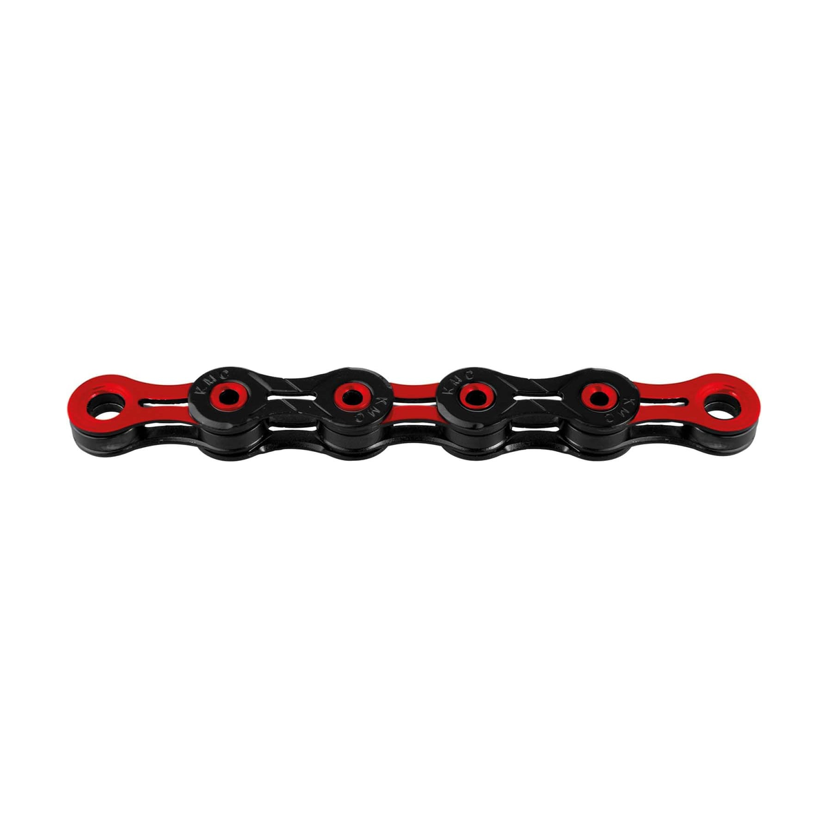 Corrente KMC DLC10 de 10V preto/vermelho — fotografia do produto sobre fundo branco
