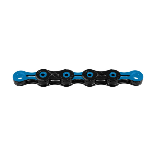Corrente KMC DLC10 de 10V preto/azul — fotografia do produto sobre fundo branco