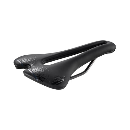 Selim SAN MARCO ASPIDE SHORT OPEN-FIT RACING L3, largura 155 mm, carris em aço Xsilite, preto — vista adicional