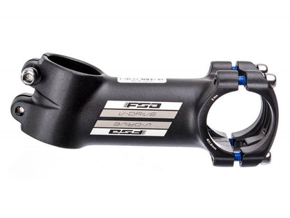 Avanço FSA V-Drive em alumínio +/-17° preto — vista de perfil