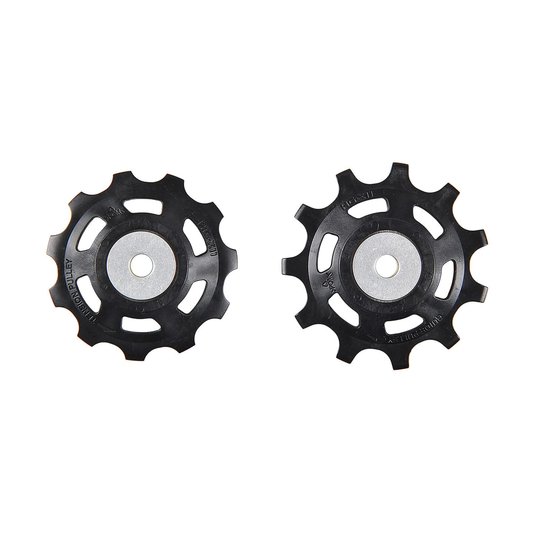 Roldanas do desviador traseiro de 11 velocidades SHIMANO XT RD-M8000 — peça sobre fundo branco