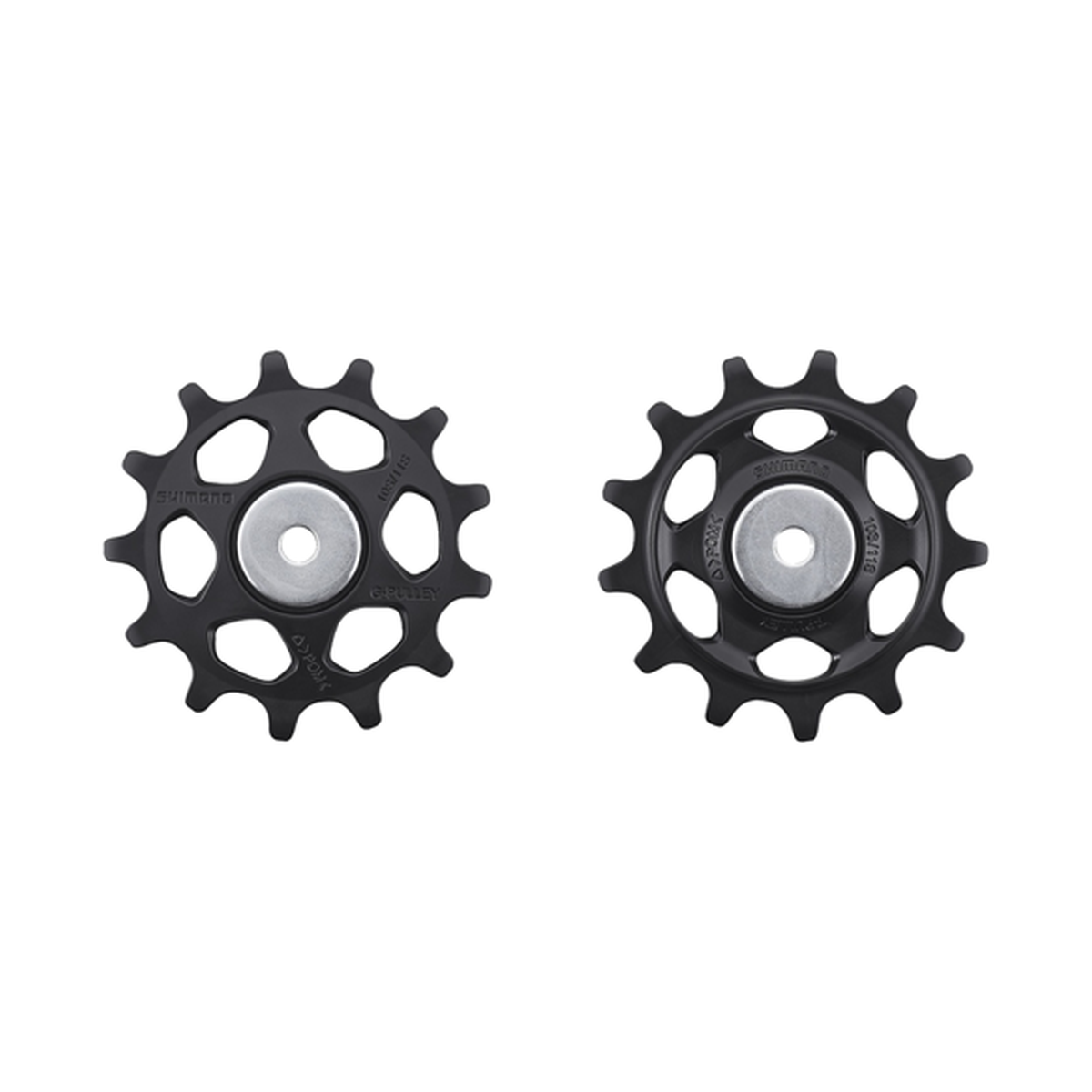 Roldanas do desviador traseiro de 10/11 velocidades SHIMANO RD-M5100/M5130 — peça sobre fundo branco