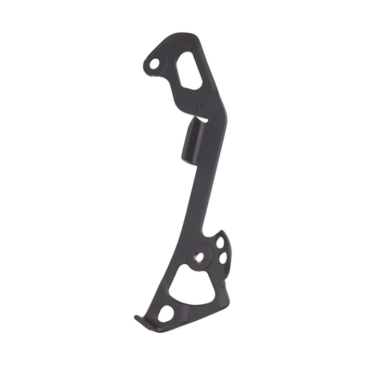 Placa interior longa do desviador traseiro SHIMANO XT RD-M786-SGS/RD-M781-SGS — peça sobre fundo branco
