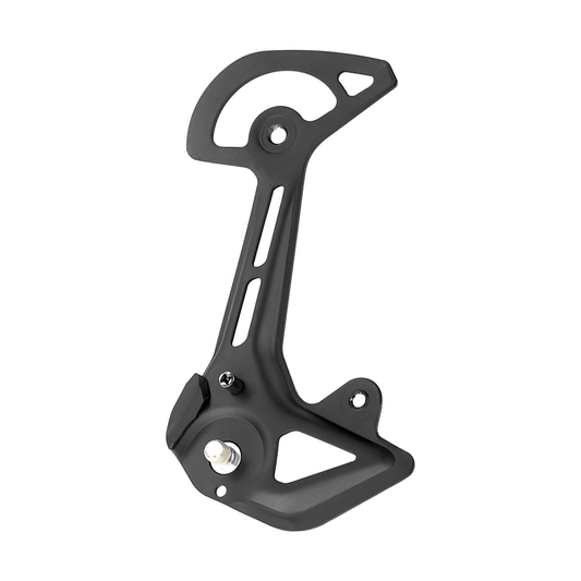 Placa exterior longa do desviador traseiro SHIMANO SLX RD-M7100 SGS — peça sobre fundo branco