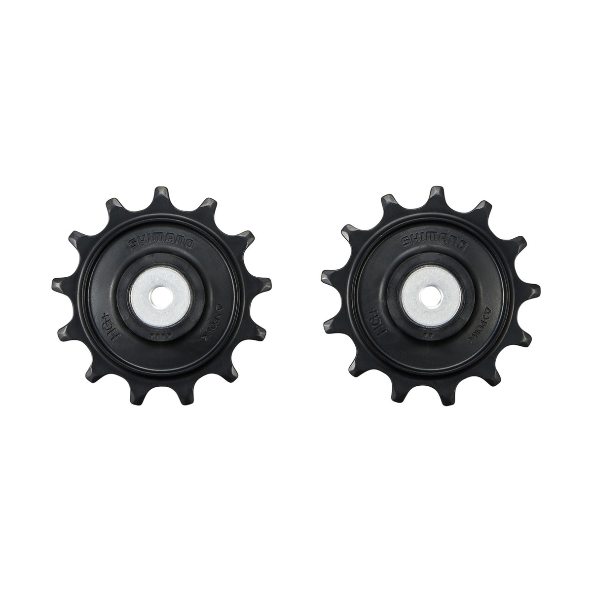 Roldanas do desviador traseiro de 12 velocidades SHIMANO XT/Deore/GRX Di2 Wireless M8250/M8260/M6250/RX717/RX827 — peça sobre fundo branco