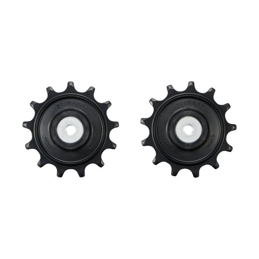 Roldanas do desviador traseiro de 12 velocidades SHIMANO XT/Deore/GRX Di2 Wireless M8250/M8260/M6250/RX717/RX827 — peça sobre fundo branco