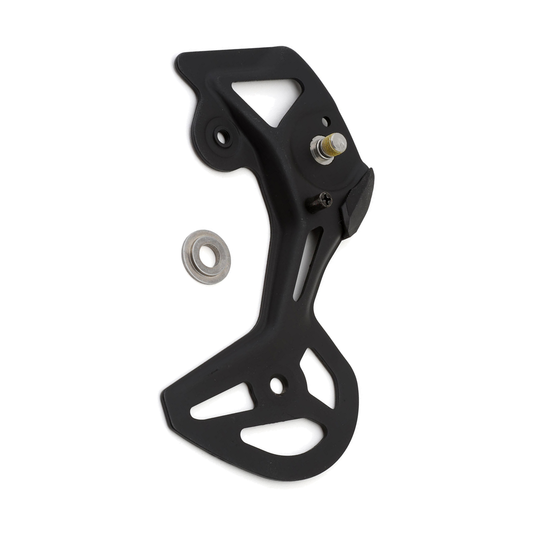 Placa exterior do desviador traseiro SHIMANO GS RD-M8100RX822 — peça sobre fundo branco