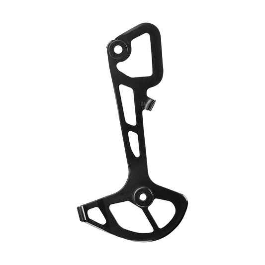 Placa interior longa para desviador traseiro de 12 velocidades SHIMANO XTR M9120 SGS — peça sobre fundo branco