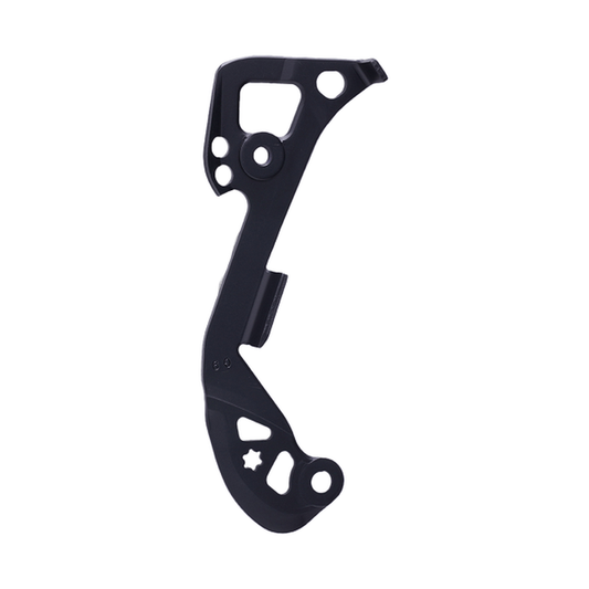 Placa interior média do desviador traseiro SHIMANO XTR / XT Di2 RD-M9050/8050-GS — peça sobre fundo branco