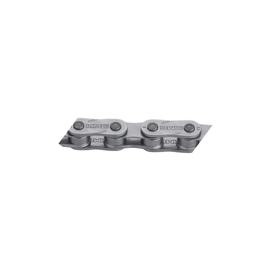 Corrente de 1 velocidade para bicicleta elétrica KMC Z1eHX Wide EPT — fotografia do produto sobre fundo branco
