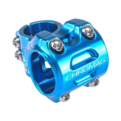 Avanço CHROMAG HIFI V2 0° azul — vista principal sobre fundo branco