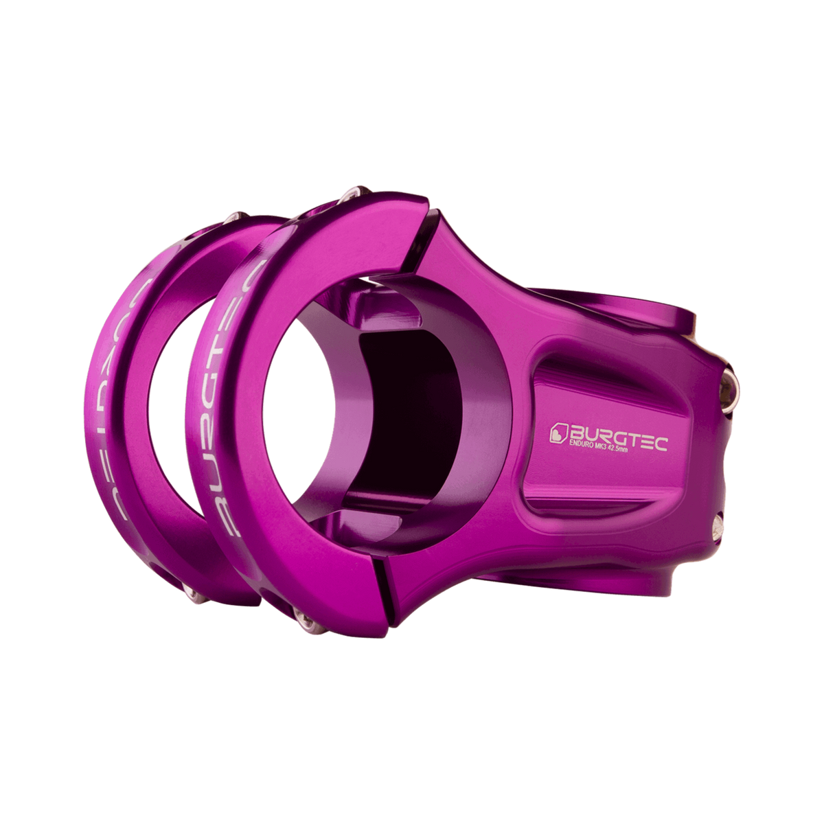 Avanço BURGTEC ENDURO MK3 violeta — vista principal sobre fundo branco
