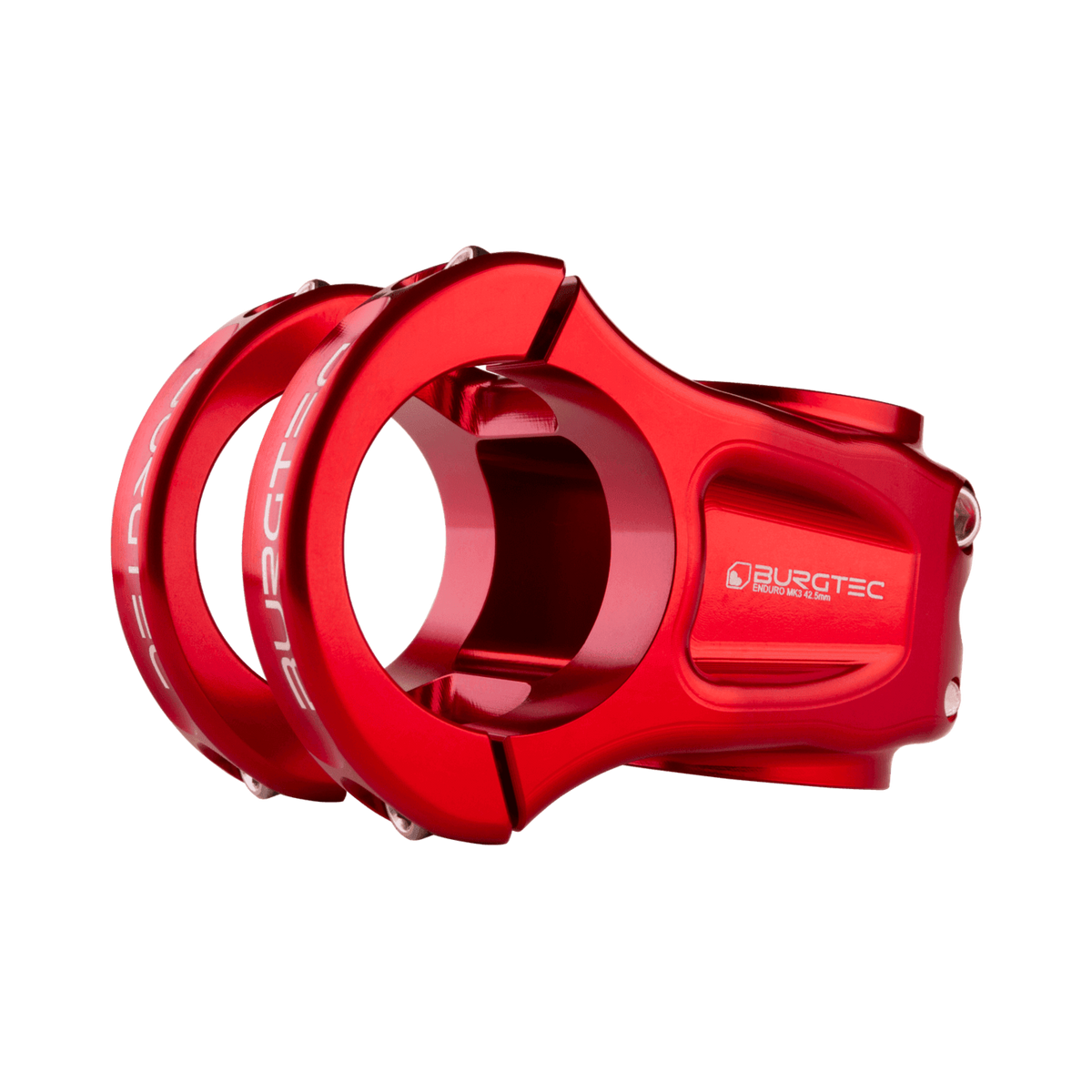 Avanço BURGTEC ENDURO MK3 vermelho — vista principal sobre fundo branco