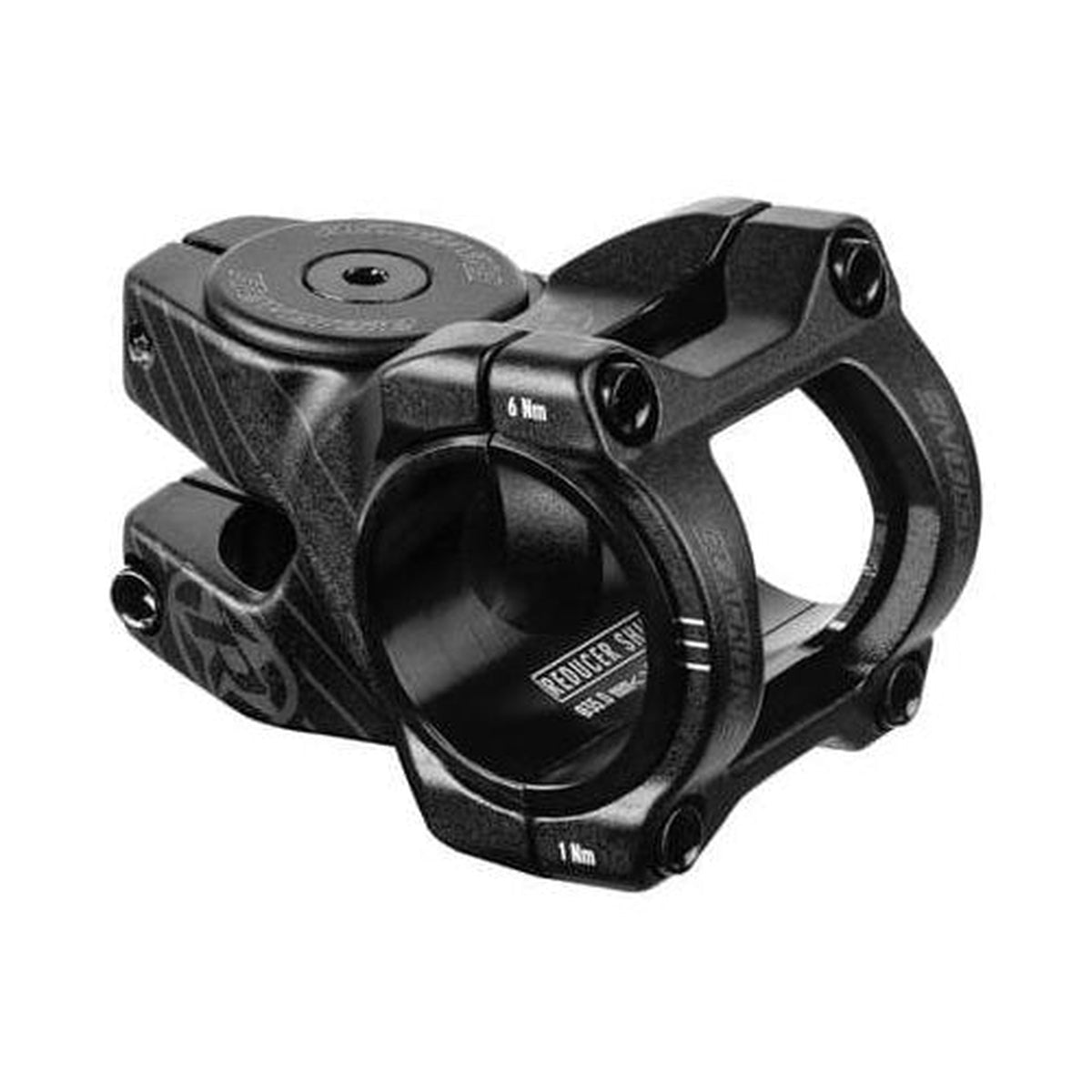 Avanço REVERSE COMPONENTS BLACK ONE D-2 preto/preto mate — vista principal sobre fundo branco