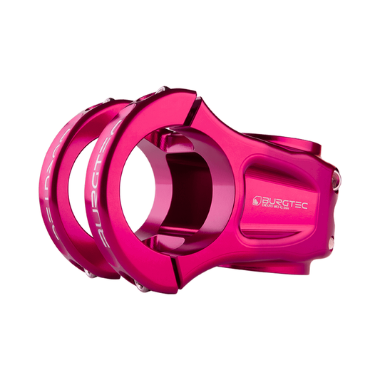 Avanço BURGTEC ENDURO MK3 rosa — vista principal sobre fundo branco
