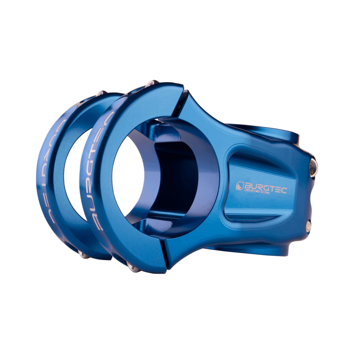 Avanço BURGTEC ENDURO MK3 azul — vista principal sobre fundo branco