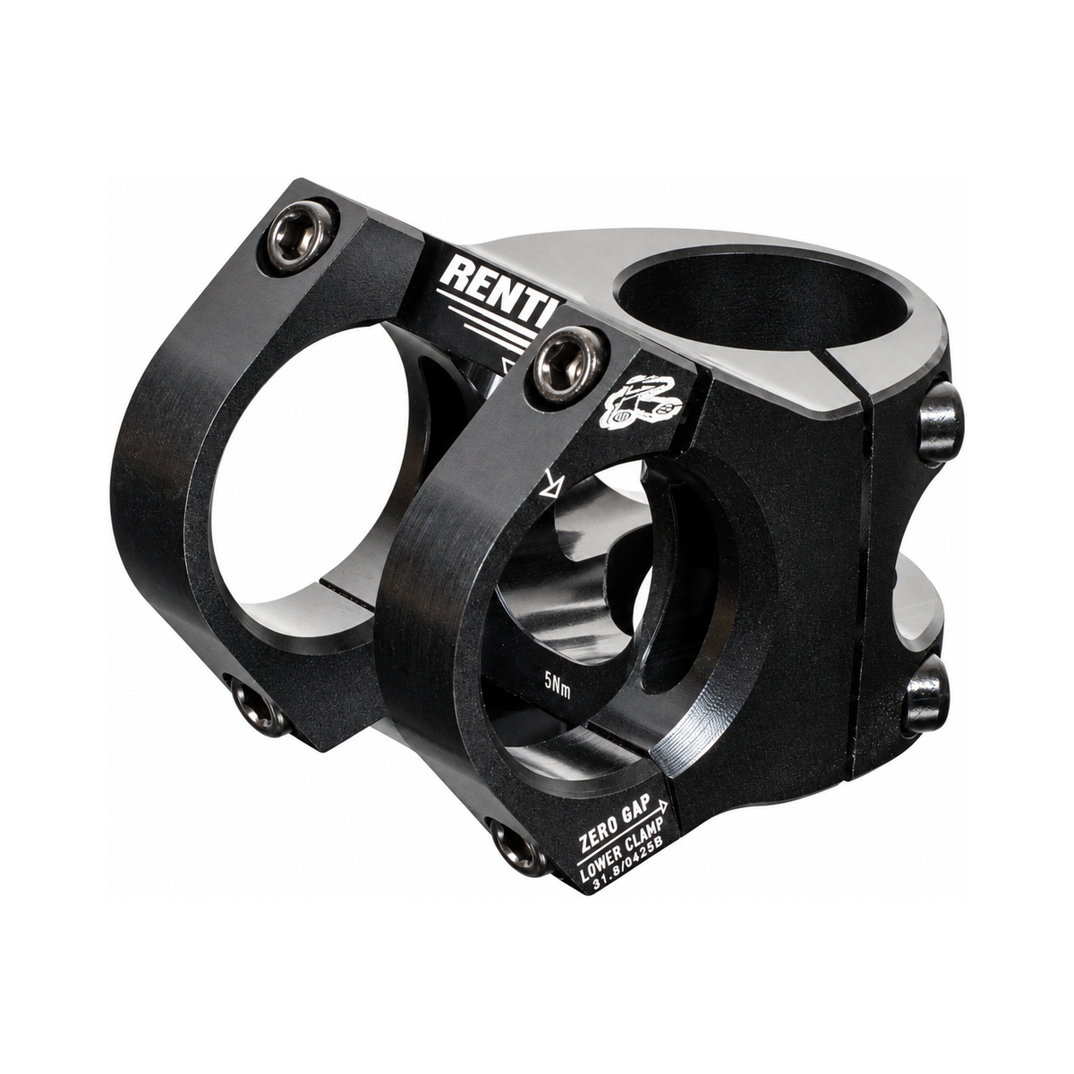 Avanço RENTHAL APEX V2 preto — vista principal sobre fundo branco