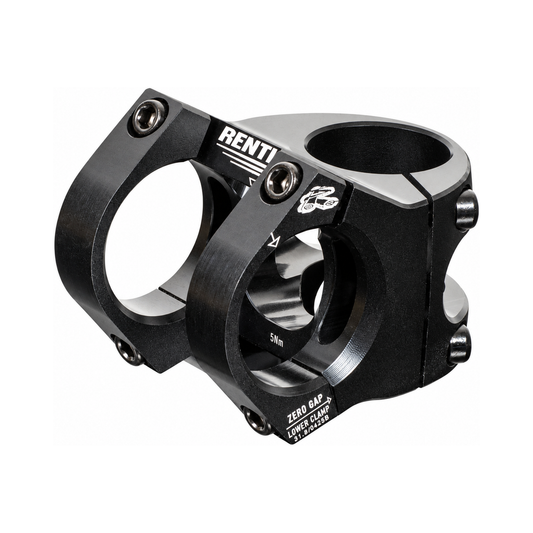 Avanço RENTHAL APEX V2 preto — vista principal sobre fundo branco