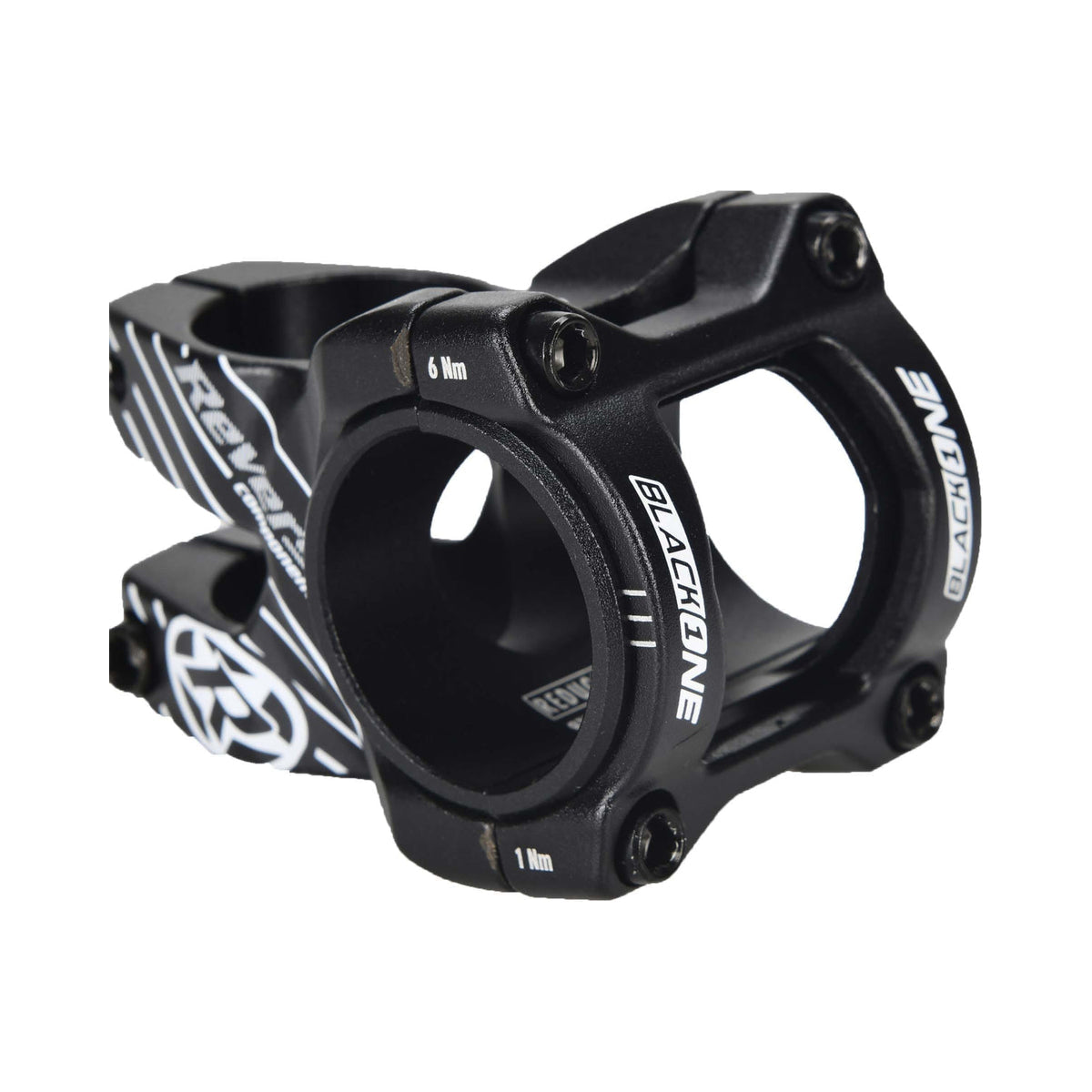 Avanço REVERSE COMPONENTS BLACK ONE D-2 preto/branco — vista principal sobre fundo branco