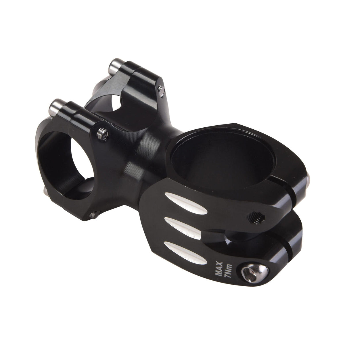 Avanço REVERSE COMPONENTS S-TRAIL CANNONDALE 8° preto — vista principal sobre fundo branco