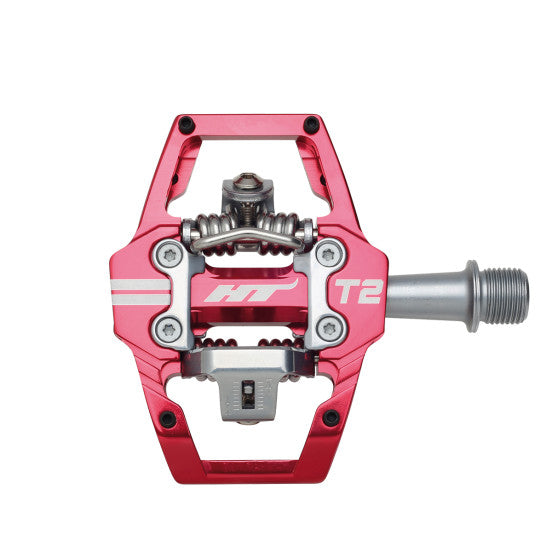 Pedais HT COMPONENTS ENDURO T2 Vermelho