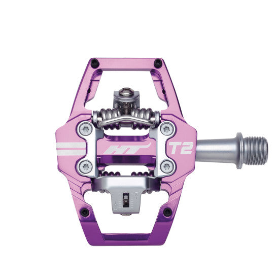 Pedais HT COMPONENTS ENDURO T2 Roxo