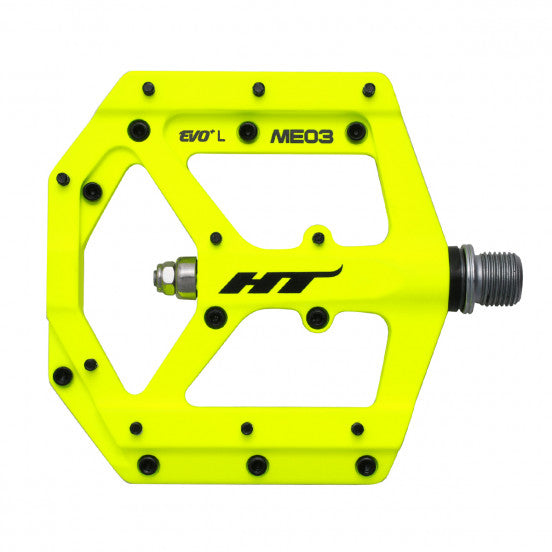 Pedais planos HT COMPONENTS EVO+ MAG ME03 Amarelo