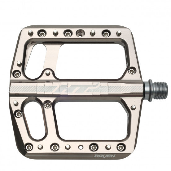 Pedais planos cinzentos ANS 12 da HT COMPONENTS