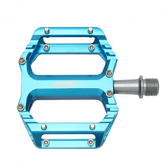 HT COMPONENTS AR09SX Pedais planos de BMX azul turquesa