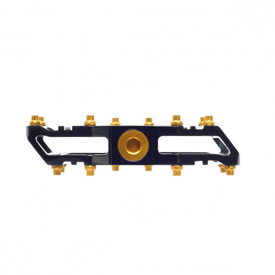 HT COMPONENTS AR09T Pedais planos de titânio Preto
