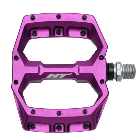 Pedais planos HT COMPONENTS SPIDER AF03 Roxo
