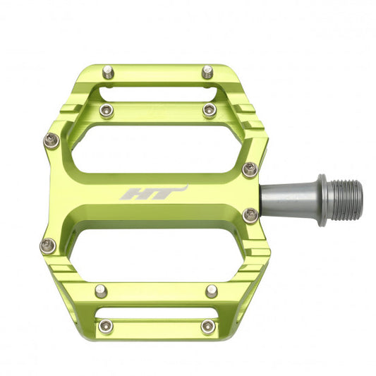 HT COMPONENTS AR09SX Pedais planos de BMX Verde